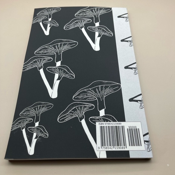 Black and White Mushroom Journal, New, For Bundle Purchases Only - Picture 4 of 6